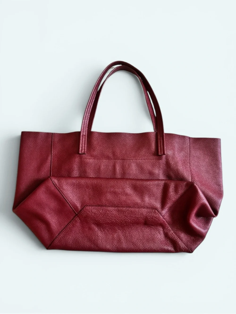 Kurt Geiger EUC Violet Horizontal Leather Tote